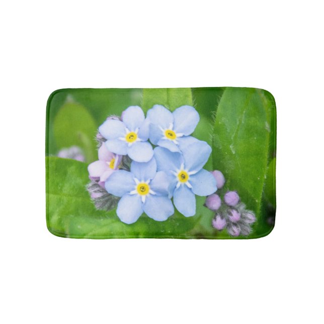 Forget-me-not, Bath Mat (Front)