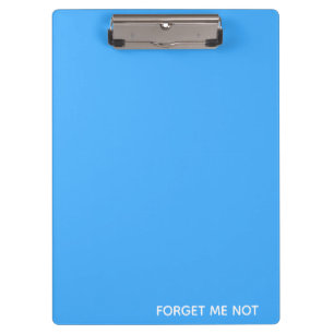 Forget-me-not blue color name clipboard