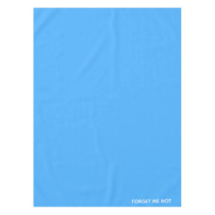 Forget-me-not blue color name tablecloth