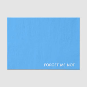 Forget-me-not blue color name tissue paper