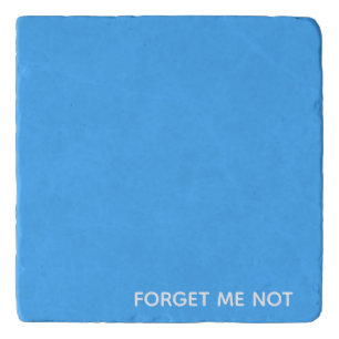 Forget-me-not blue color name trivet