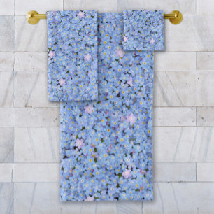 Forget-me-not Blue Photographic Towel