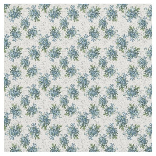 Forget Me Not Bouquet Fabric