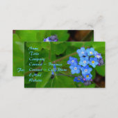 Forget-Me-Not Business Card (Front/Back)