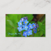 Forget-Me-Not Business Card (Back)