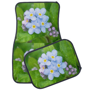 Forget-me-not, car floor mat