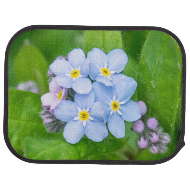 Forget-me-not Car Floor Mat (Rear)