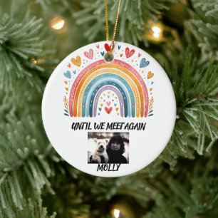 Forget-me-Not Christmas Bauble Rainbow Bridge Ceramic Ornament