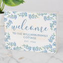 Forget Me Not Cottage Welcome Wooden Box Sign