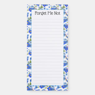 Forget Me Not Do Do List Magnetic Notepad