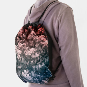 forget me not  drawstring bag
