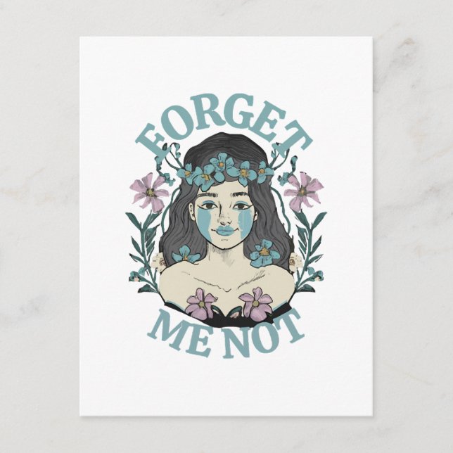 Forget Me Not Enclosure Card (Front)
