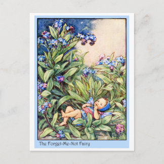 Forget-Me-Not Fairy Postcard