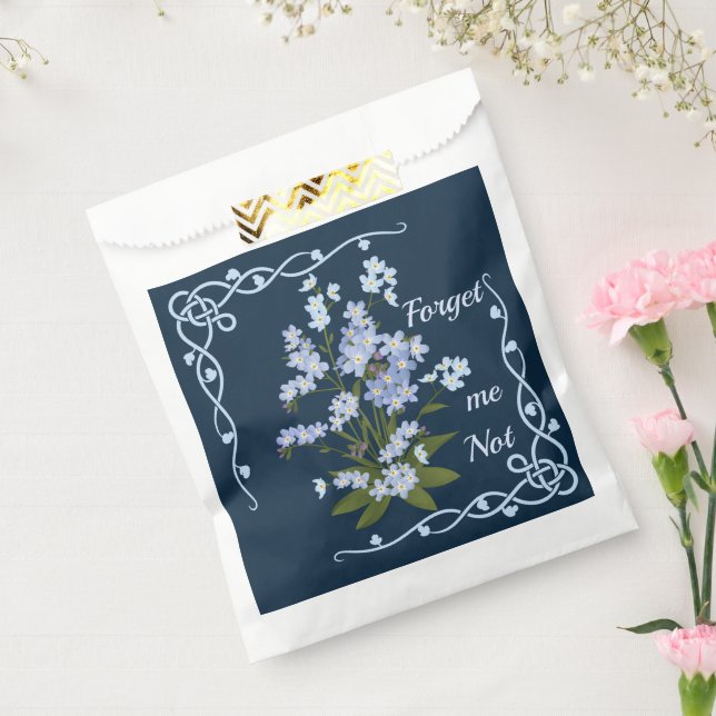 Forget me not  favor bag (Sealed)