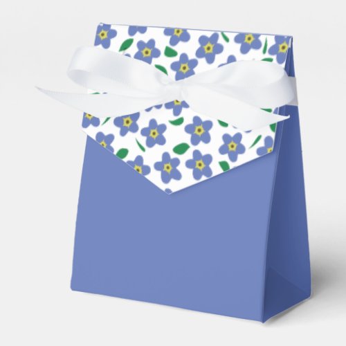 Forget Me Not Favor Box Gift Box