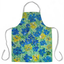 Forget-Me-Not Floral Apron