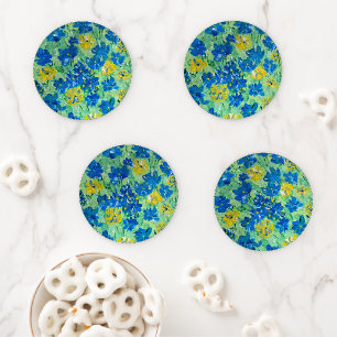 Forget-Me-Not Floral Coasters