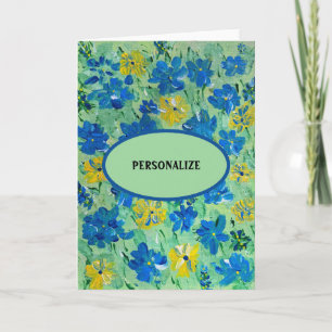 Forget Me Not Floral Note Cards