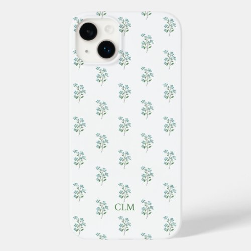 Forget Me Not Floral Sweet Preppy Case_Mate iPhone 14 Plus Case