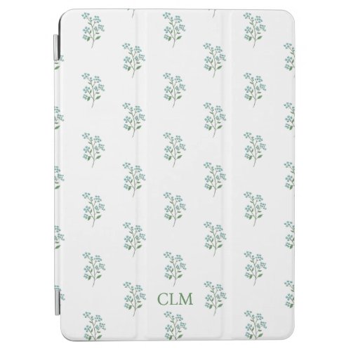 Forget Me Not Floral Sweet Preppy iPad Air Cover