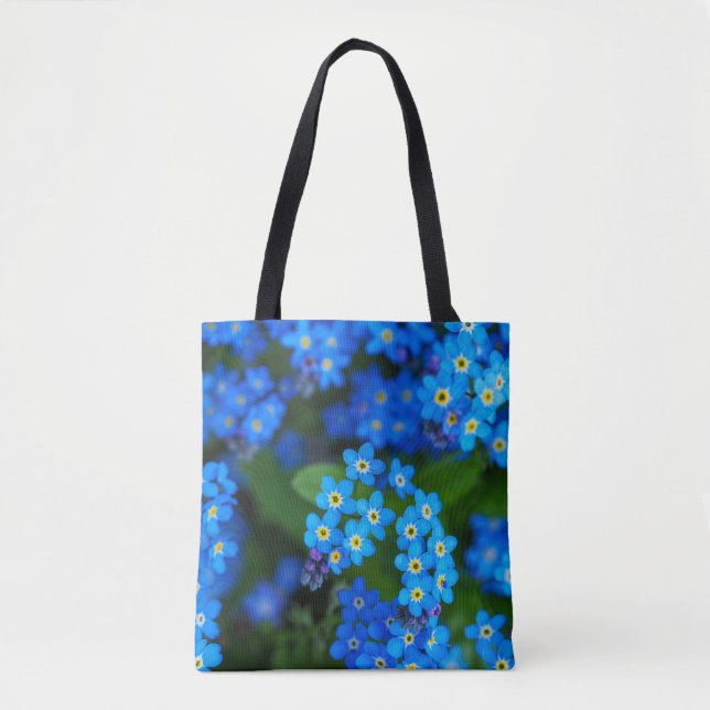 Forget-me-not Floral Tote Bag (Front)