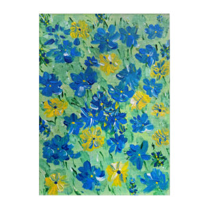 Forget-Me-Not Floral Wall Art
