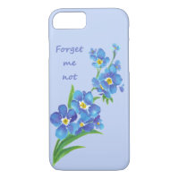 Forget-Me-Not Flower and  Inspirational Quote