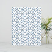 Forget me not flower field with hearts frame (Standing Front)
