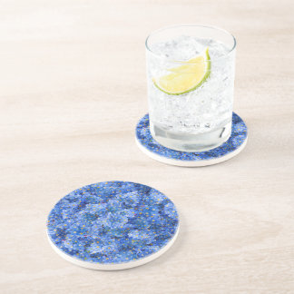 Forget Me Not Flower Pattern Coaster