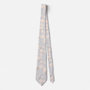 Forget-me-not flower Pattern Neck Tie