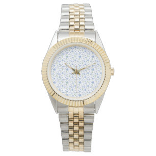 Forget-me-not, flower seamless pattern watch