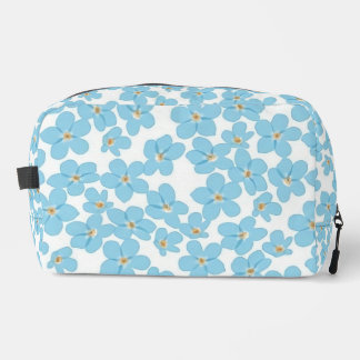 Forget me not Flowers bunch Dopp Kit