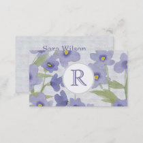 forget-me-not-flowers business card