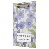 forget-me-not-flowers print floral pattern clipboard (Left)
