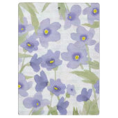 forget-me-not-flowers print floral pattern clipboard (Back)