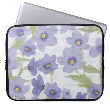 forget-me-not-flowers print laptop sleeve