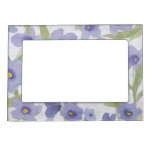 Forget-me-not-flowers Print Magnetic Picture Frame at Zazzle
