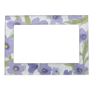 forget-me-not-flowers print magnetic picture frame