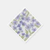 forget-me-not-flowers print napkins (Corner)
