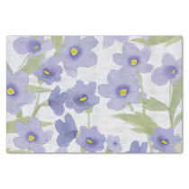 forget-me-not-flowers print tissue paper