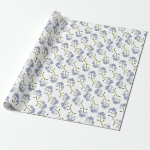 Forget Me Not flowers Wrapping Paper