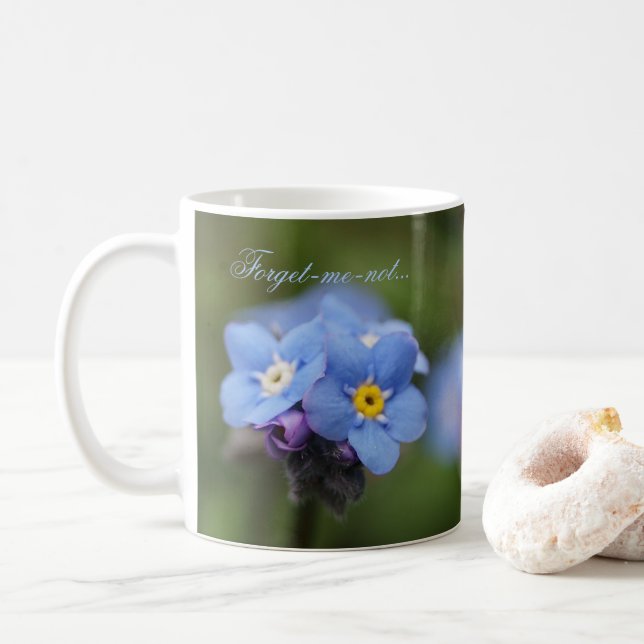 Forget-me-not forever and ever! coffee mug (With Donut)
