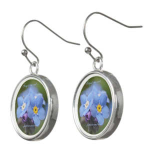 Forget-me-not...forever and ever earrings