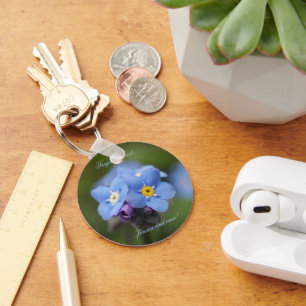 Forget-me-not forever and ever! keychain