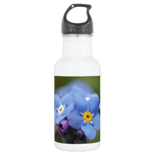 Forget-me-not forever and ever! stainless steel water bottle