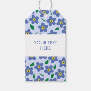 Forget Me Not Gift Tags, Any Occasion Flower Tags