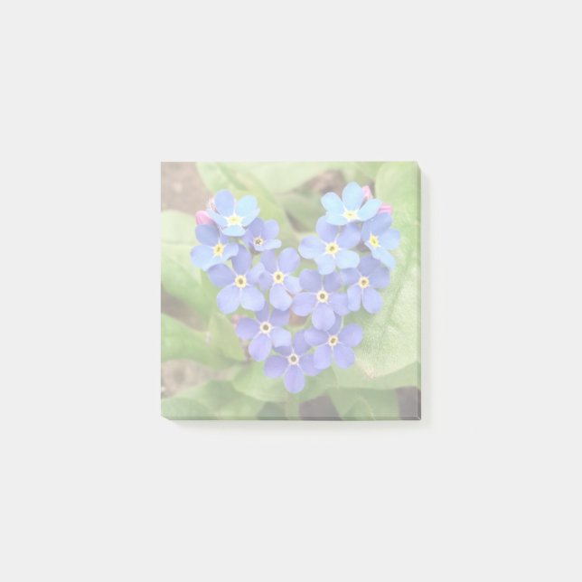 forget-me-not heart - Notes pad (Front)
