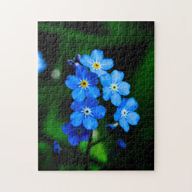 JS 5'11 26.5 L FMN モンスタ for get me not Forget-me-not. Jigsaw Puzzle | Zazzle