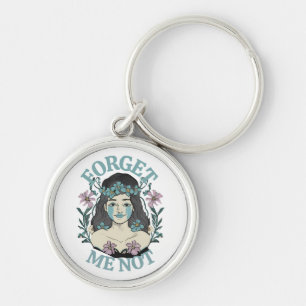 Forget Me Not Keychain