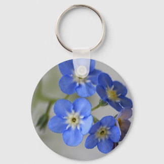 Forget Me Not Keychain